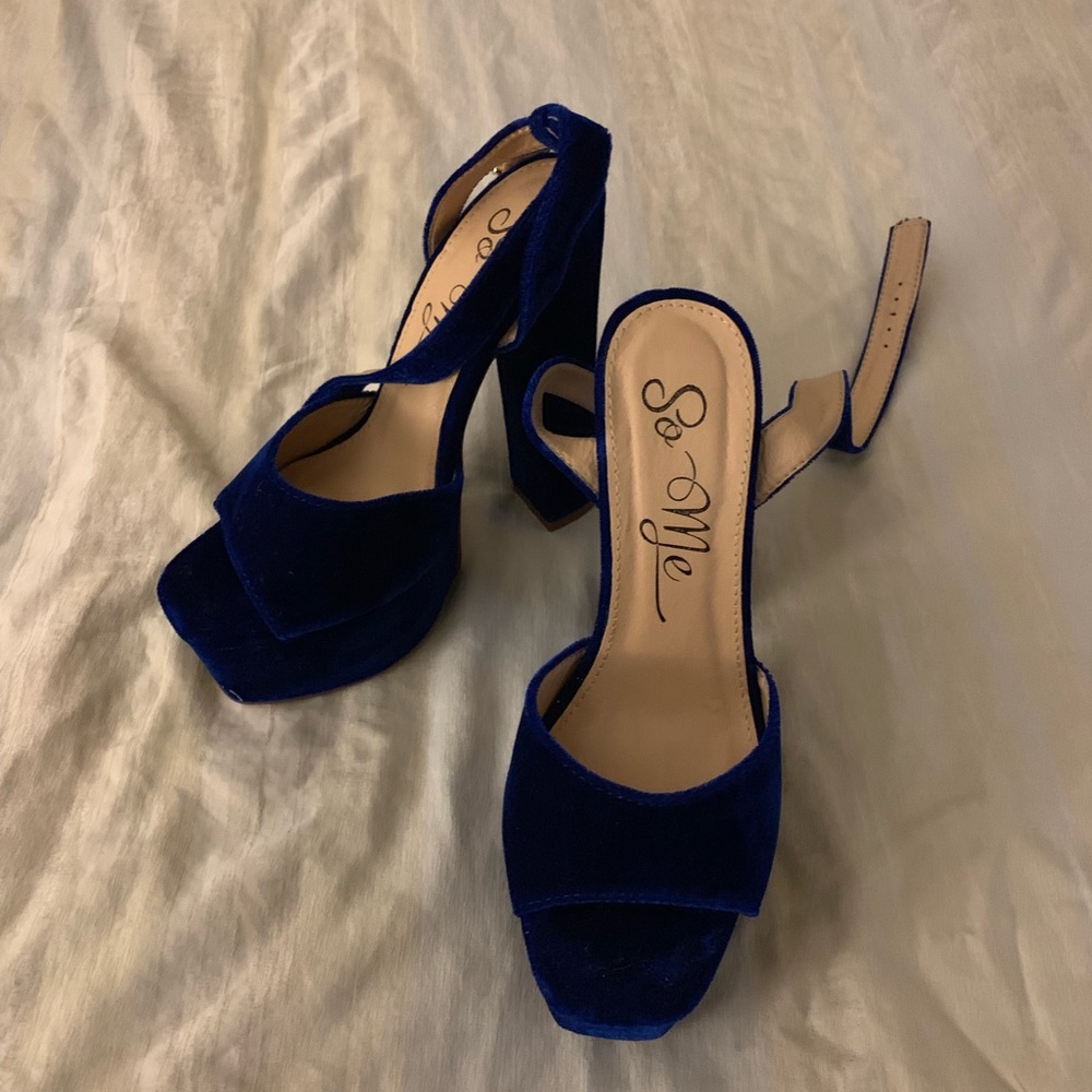 New blue heels